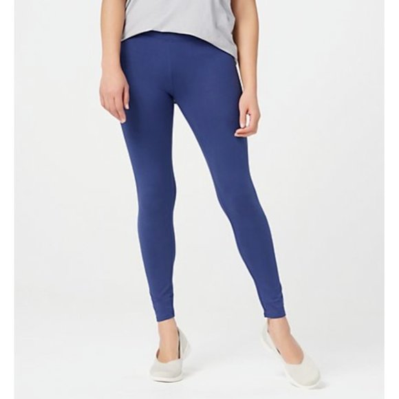 Cuddl Duds Flexwear Leggings Patriot Blue Size Small - Picture 1 of 2